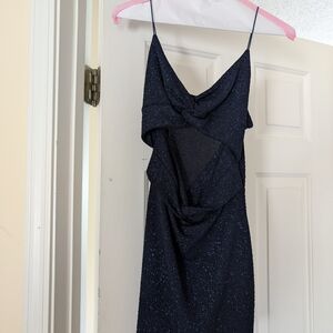Windsor Blue High Low Slip Dress